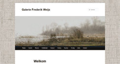 Desktop Screenshot of galeriefrederikweijs.nl